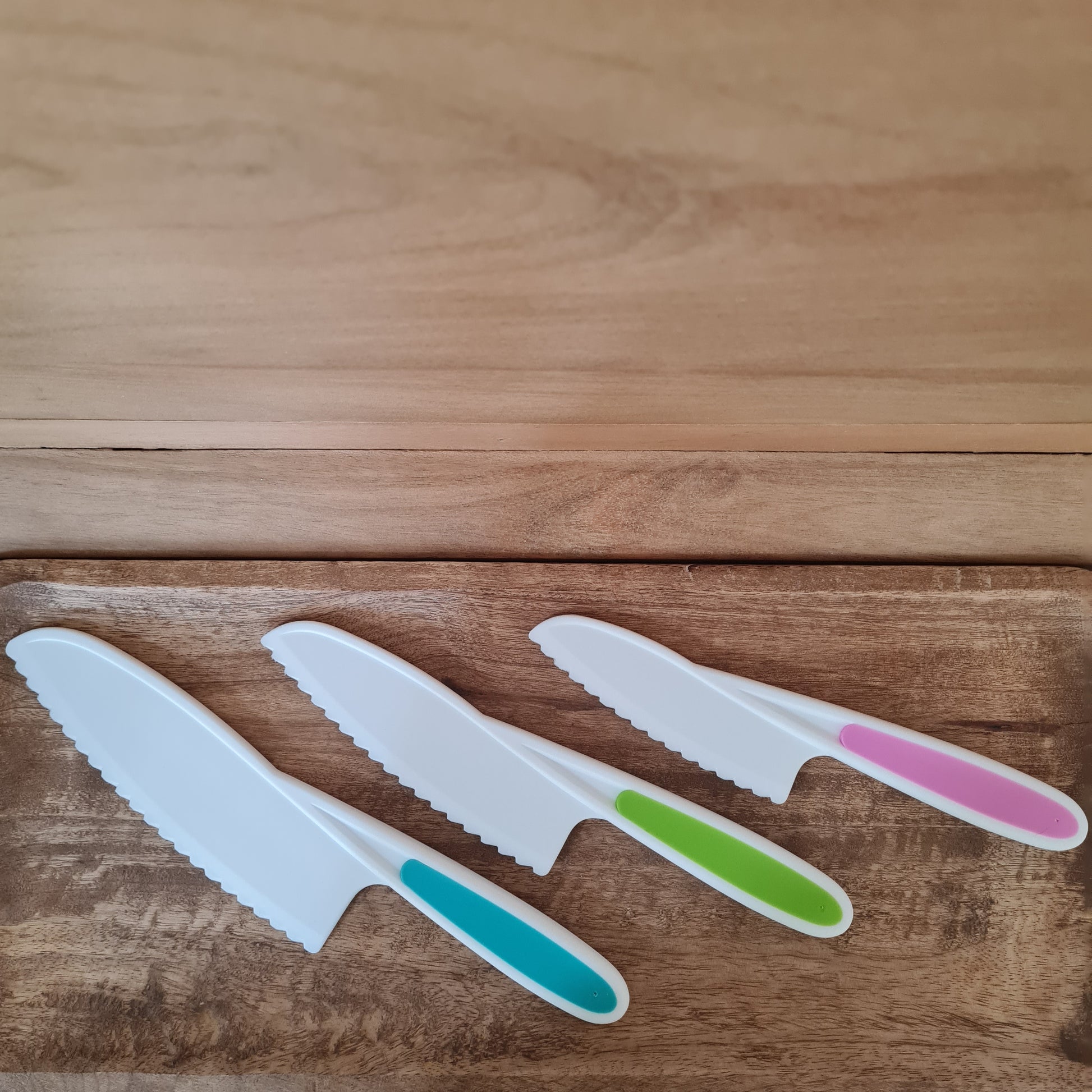 3 couteaux de cuisine pour enfants fackelmann mini monster - RETIF